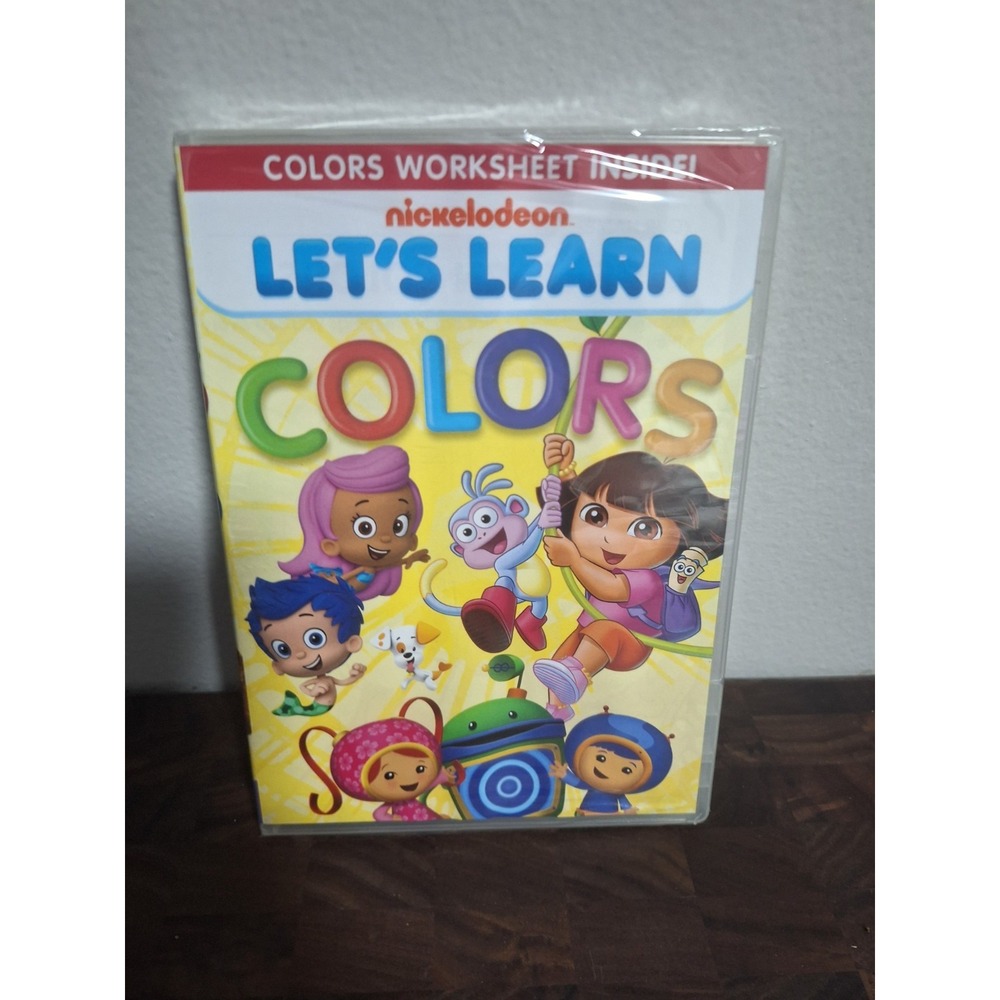 Nickelodeon Let's Learn: Colors DVD Brand New Sealed Dora Bubble Guppies